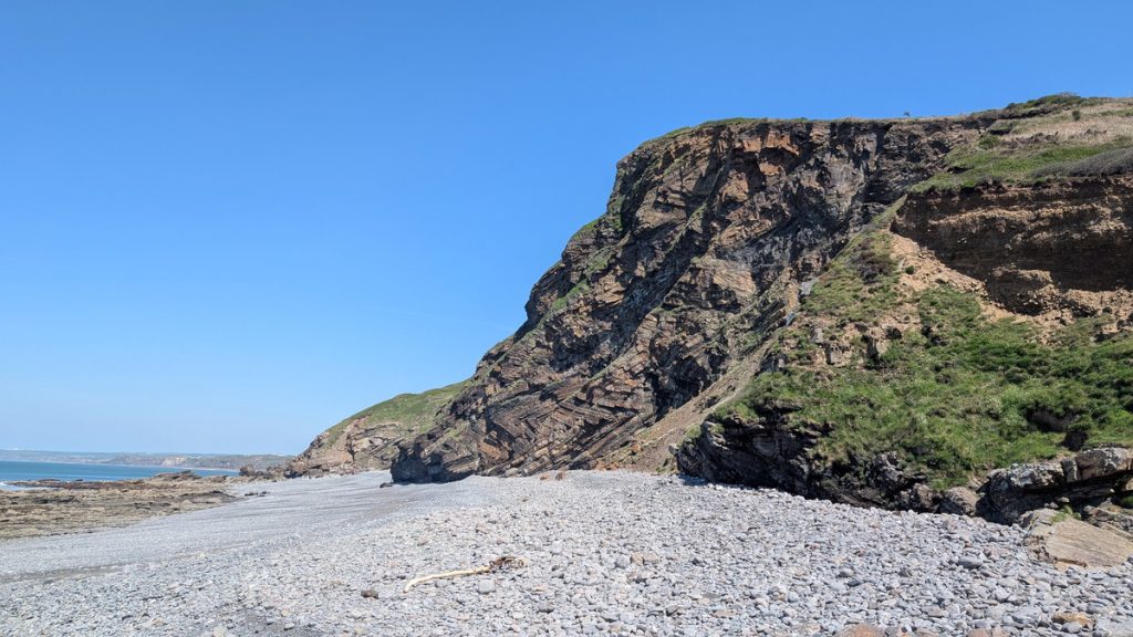 Zig Zag folds at Millook Haven