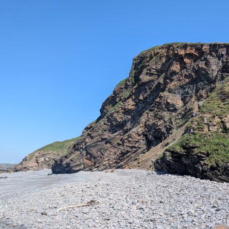 Zig Zag folds at Millook Haven