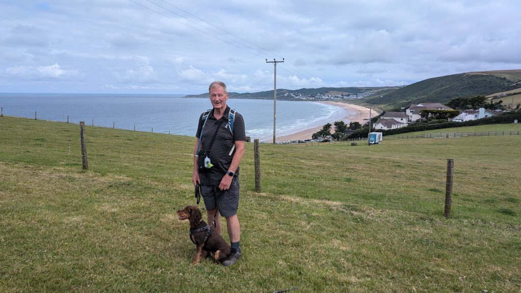 Above Putsborough with Woolacombe Beach beyond
