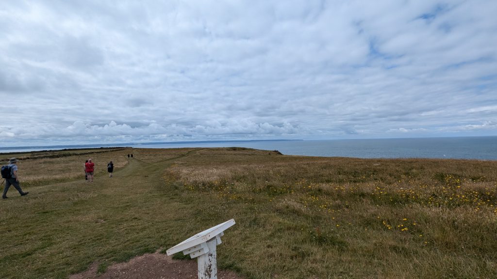 View across towards Hartland Point