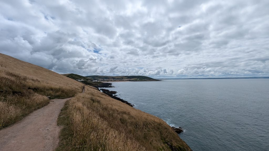 Approaching Croyde Bay