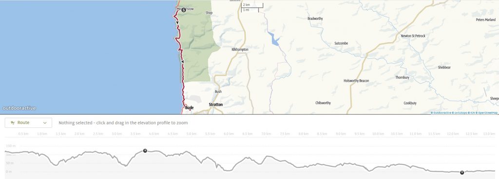 The Route on Outdooractive/Open Street Maps