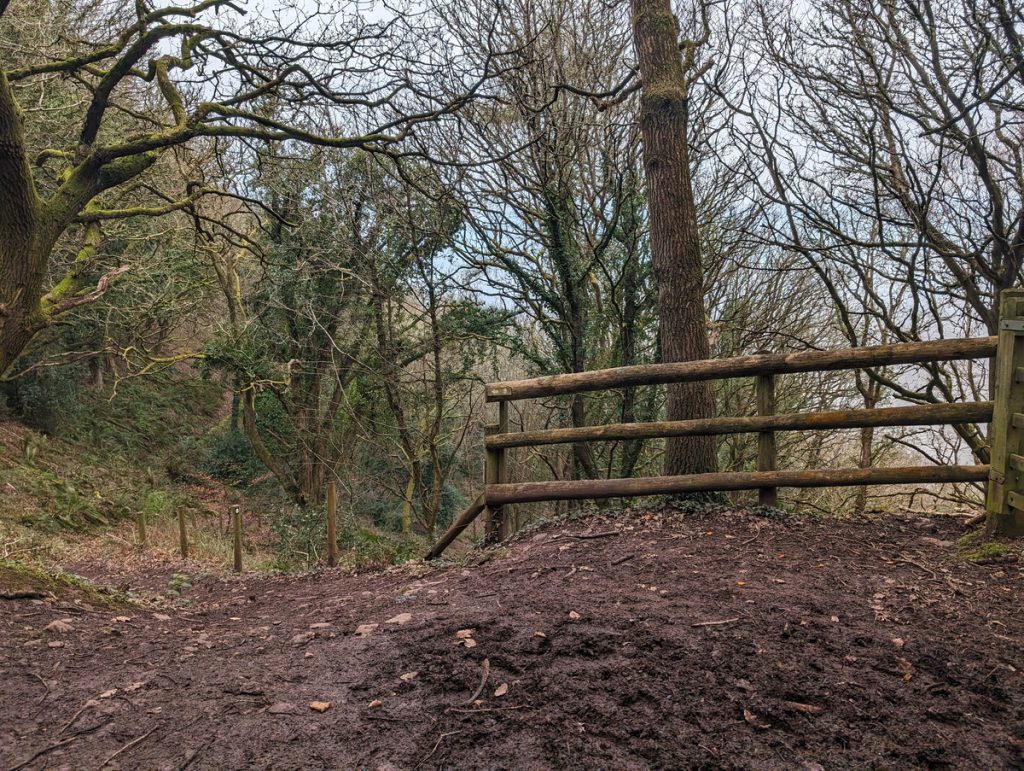 The steep climb up North Hill