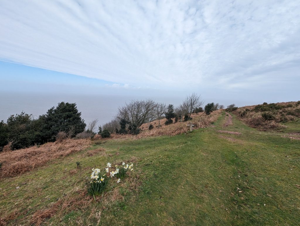 The Path levels out at 218 m