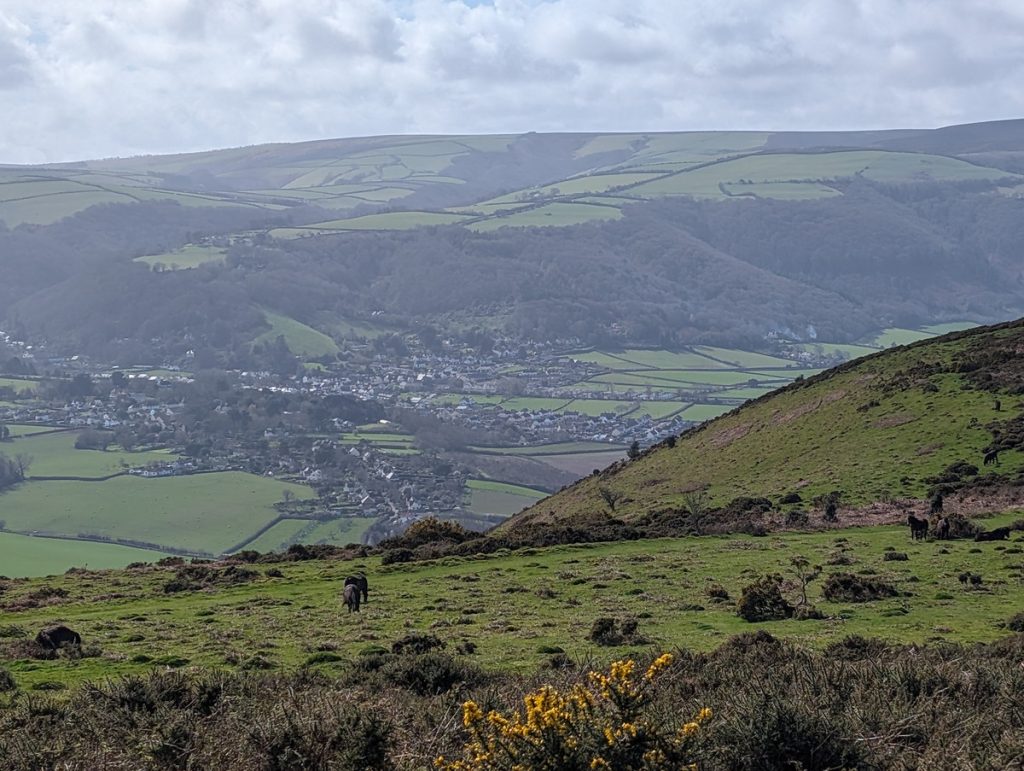 Porlock from Exmoor