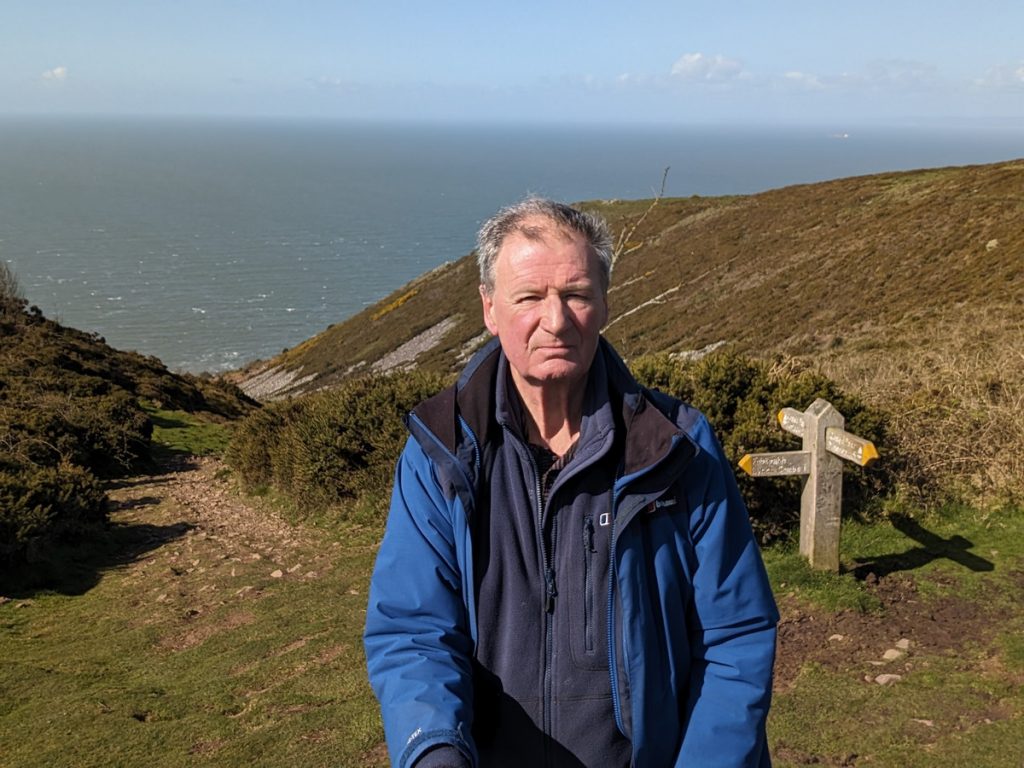 Steep descent down Hurlstone Combe from the moor to the Porlock Vale