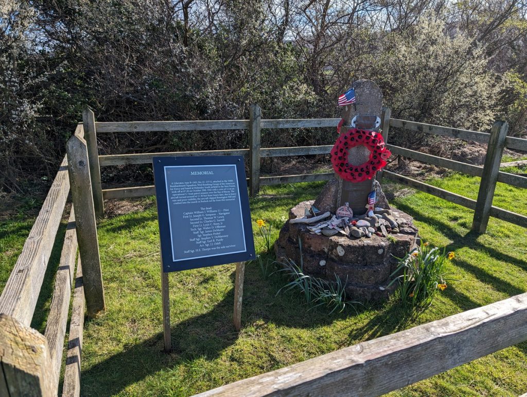Liberator Crash Memorial - Porlock Marsh