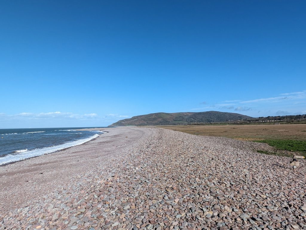 Shingle ridge near Porlock Weir