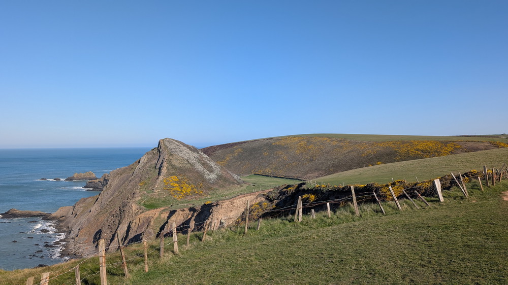 After the climb up from St Catherine's Tor