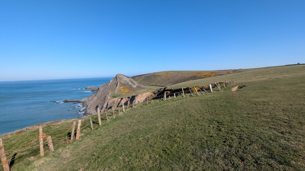 After the climb up from St Catherine's Tor