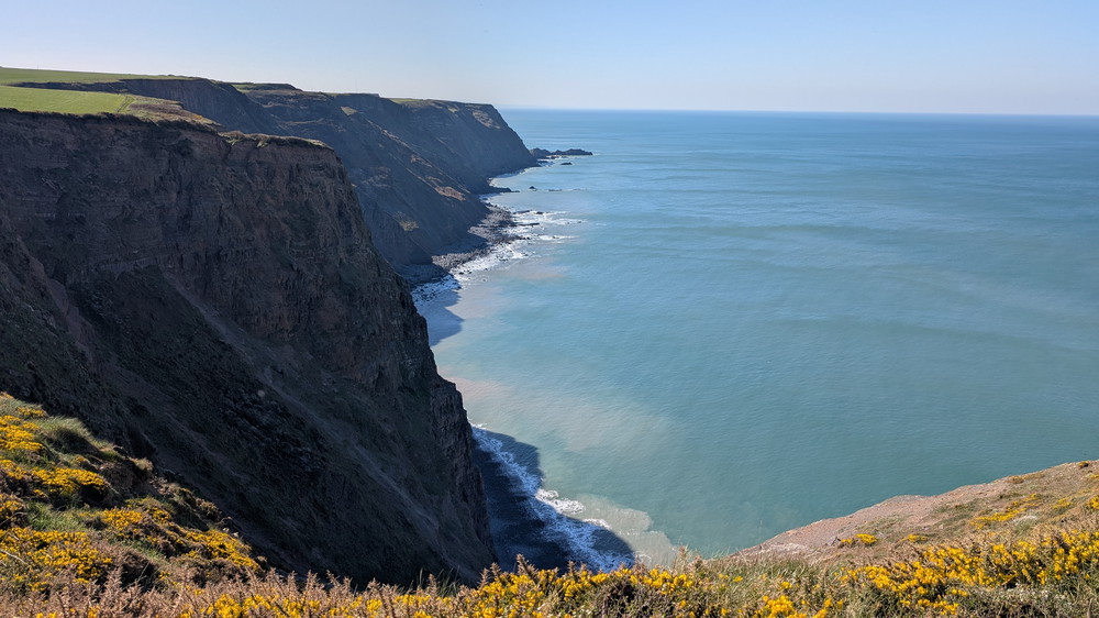 Looking towards Nabor Point with Gull Rock below