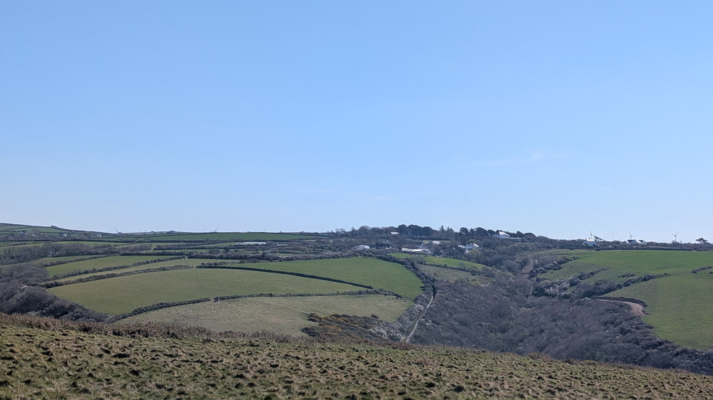 Welcombe Village inland