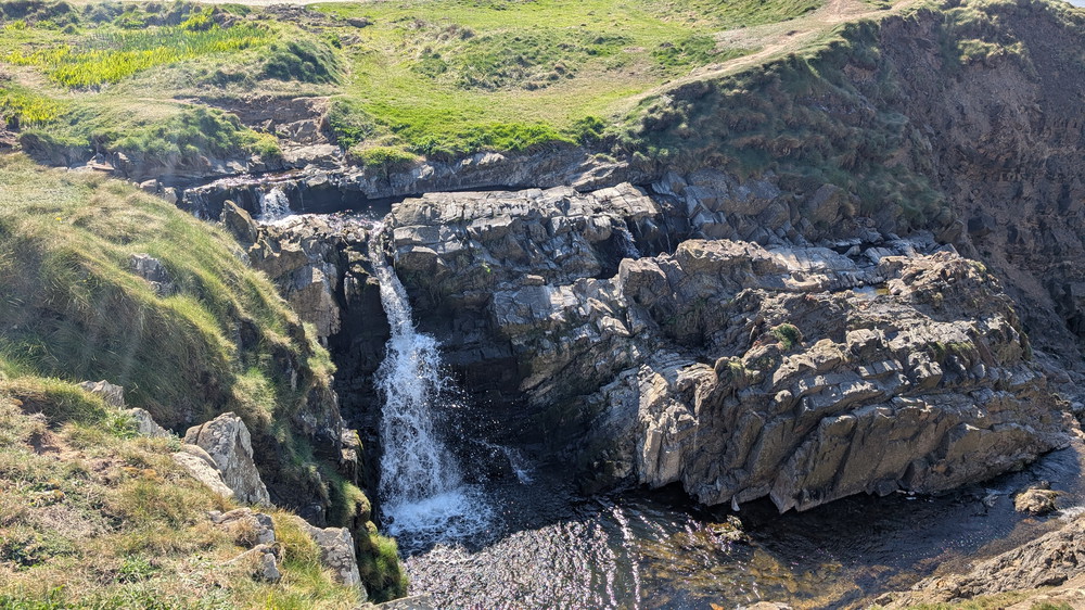 Welcombe Mouth Waterfall