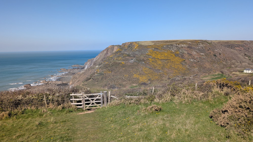 View back after the climb out of Welcome Mouth