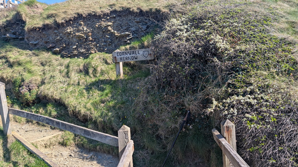 Marsland Mouth and the Devon-Cornwall border