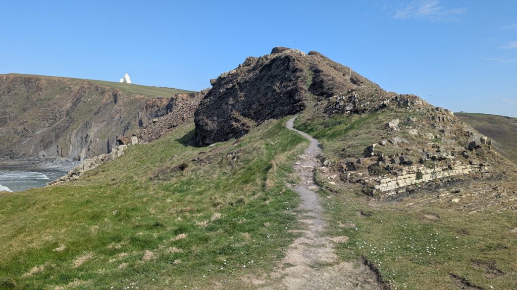 ....but not before a rough track along to Steeple Point....