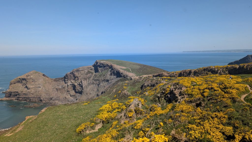 Looking back towards Cambeak