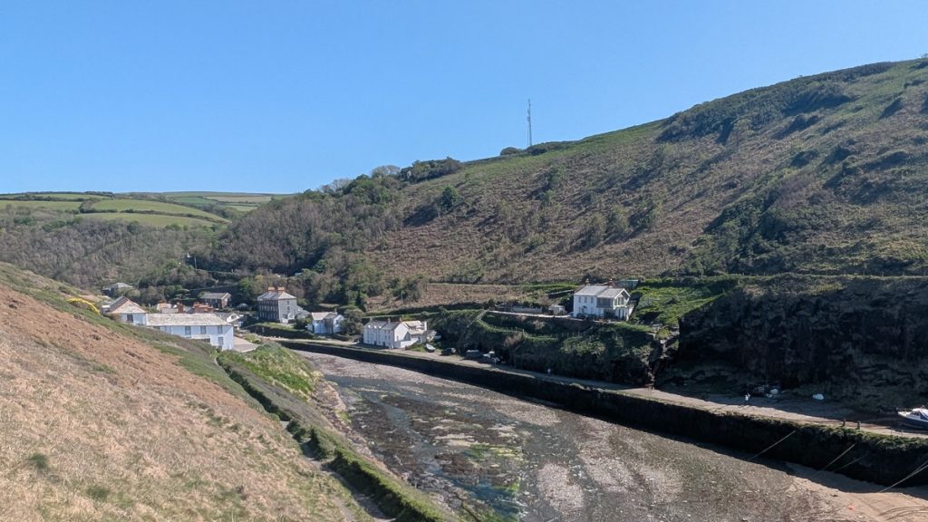 Entering Boscastle