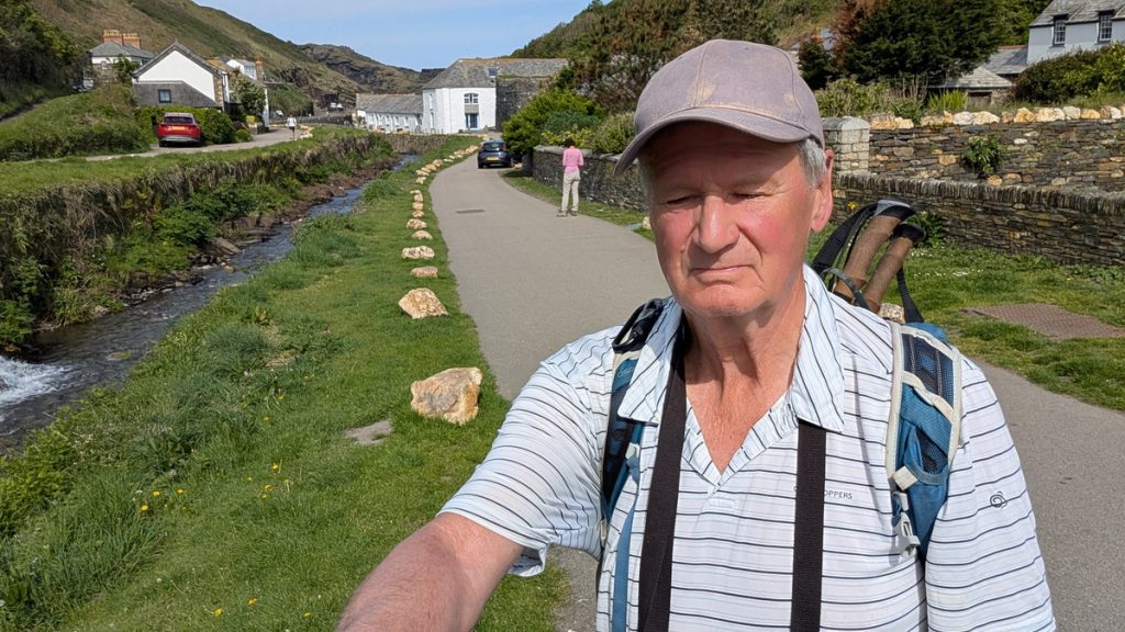 The start of the walk in Boscastle