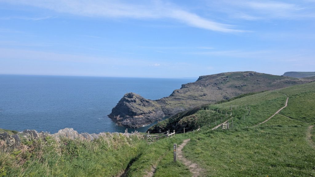 Looking back over the Harbour entrance