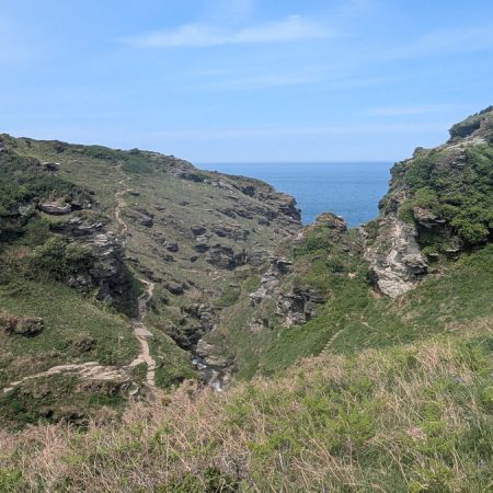 The descent into Rocky Valley