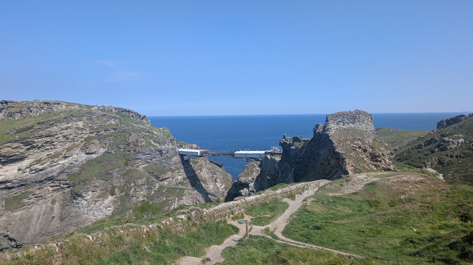 Tintagel Head- The Castle