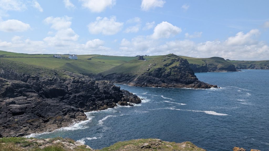 The inlet at Port Quin from Kellan Head