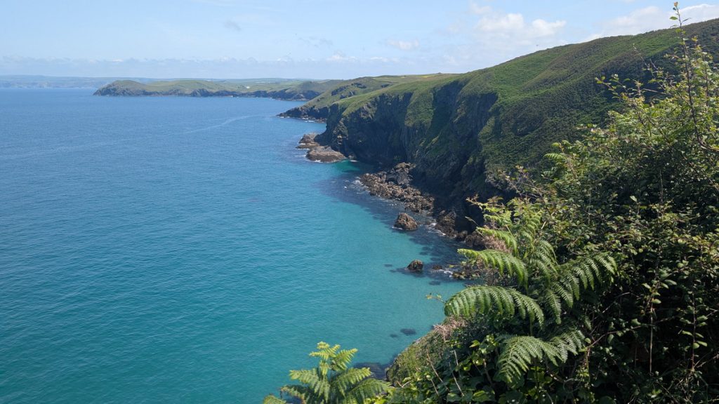 The view from Com Head back across to Carnweather Point