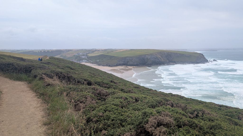 Appoaching Mawgan Porth