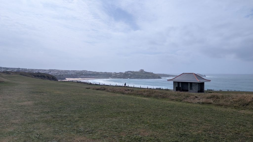 Looking across to Newquay Harbour from Barrowfields