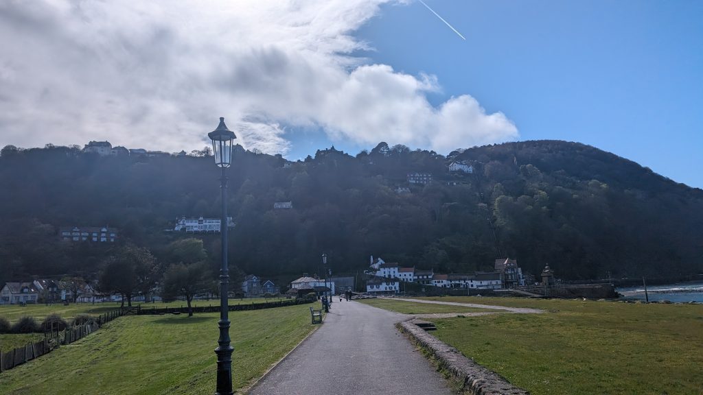 Arriving down at Lynmouth