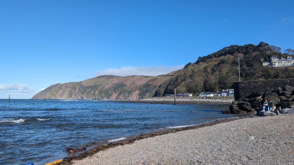A quick walk on the beach before the climb to Lynton