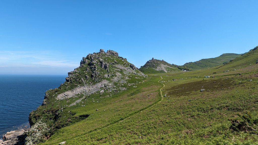 Leaving the Valley of the Rocks
