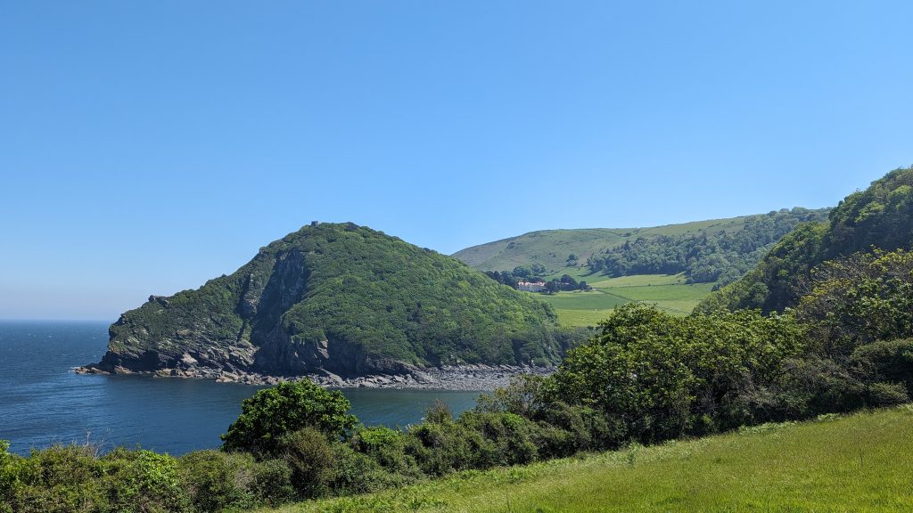 Looking over Lee Bay towards Duty Point