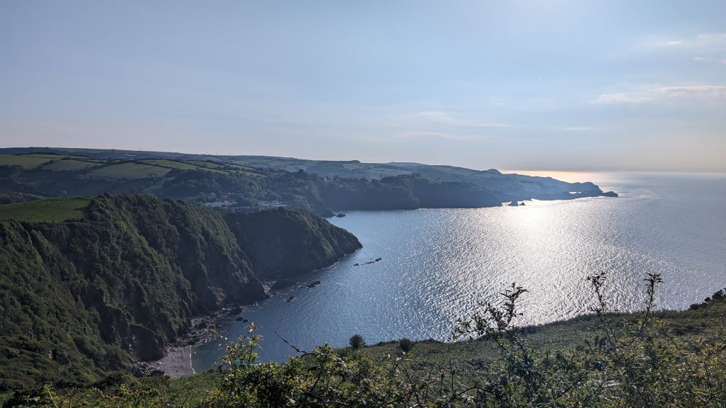 View to Combe Martin Bay