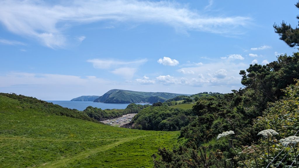 Looking back towards Combe Martin and The Little Hangman