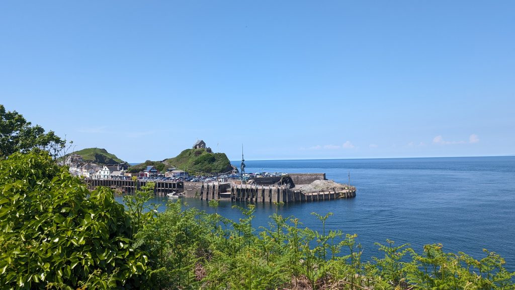 Looking across towards "Verity", Ilfracombe Harbour