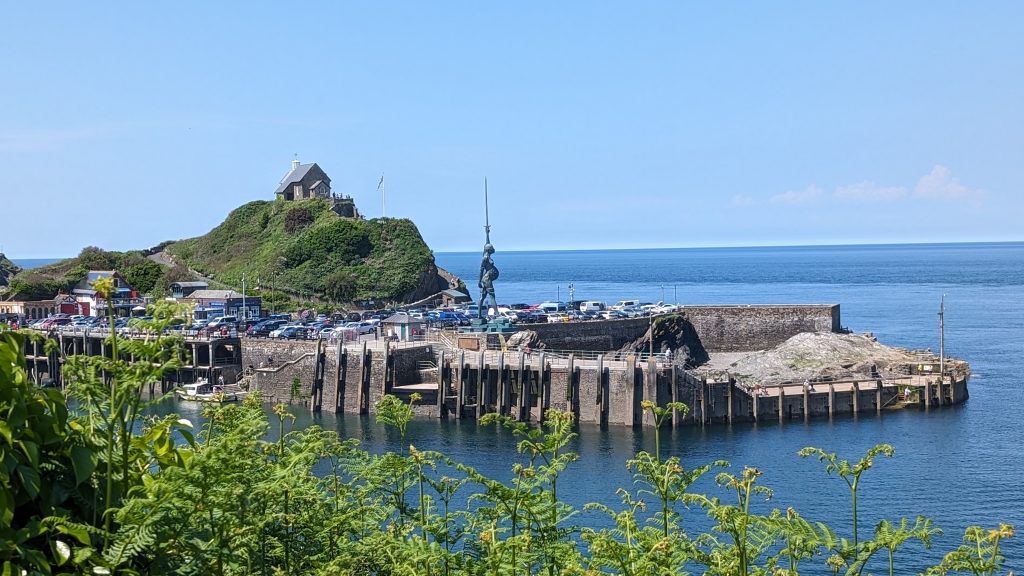 Looking across towards "Verity", Ilfracombe Harbour