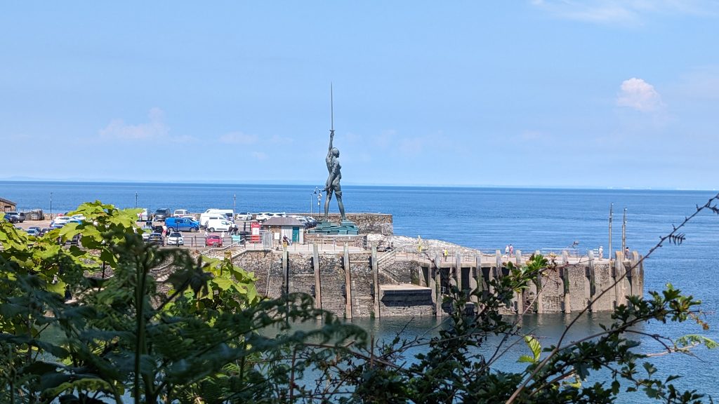 Looking across towards "Verity", Ilfracombe Harbour