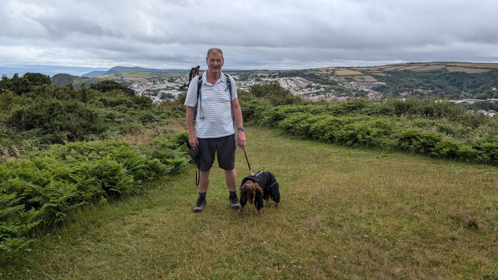 Climbing out of Ilfracombe