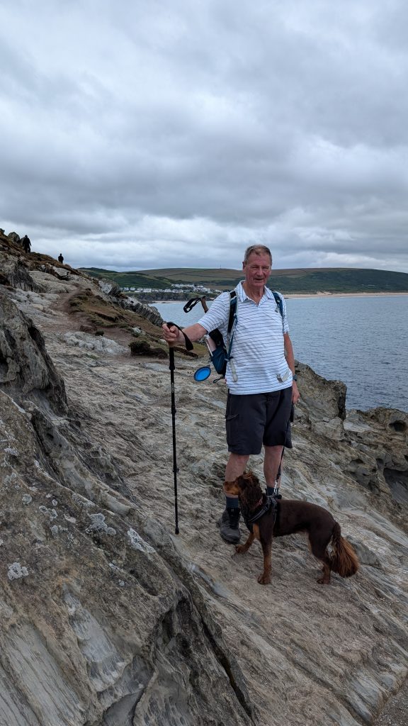 Rounding the end of Morthoe towards Woolacombe