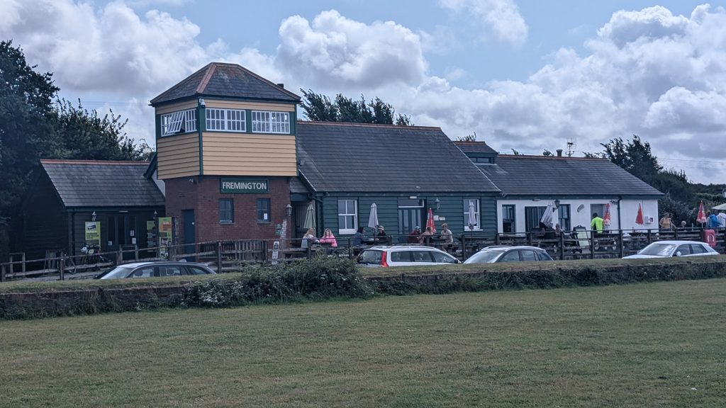 Facilities at the old Fremington Station