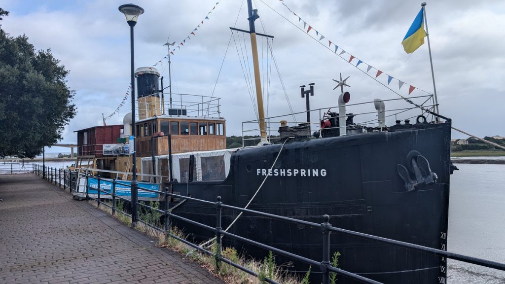 SS Freshsping- a preserved steamship and museum