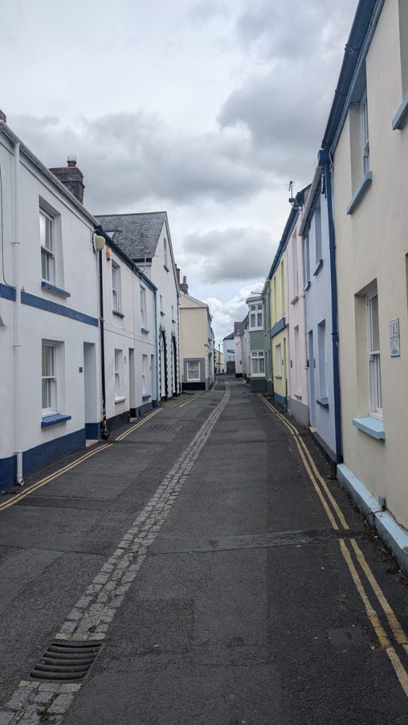 Irsha Street, Appledore- an intriguing area of narrow streets, hidden lanes and cobbled courtyards