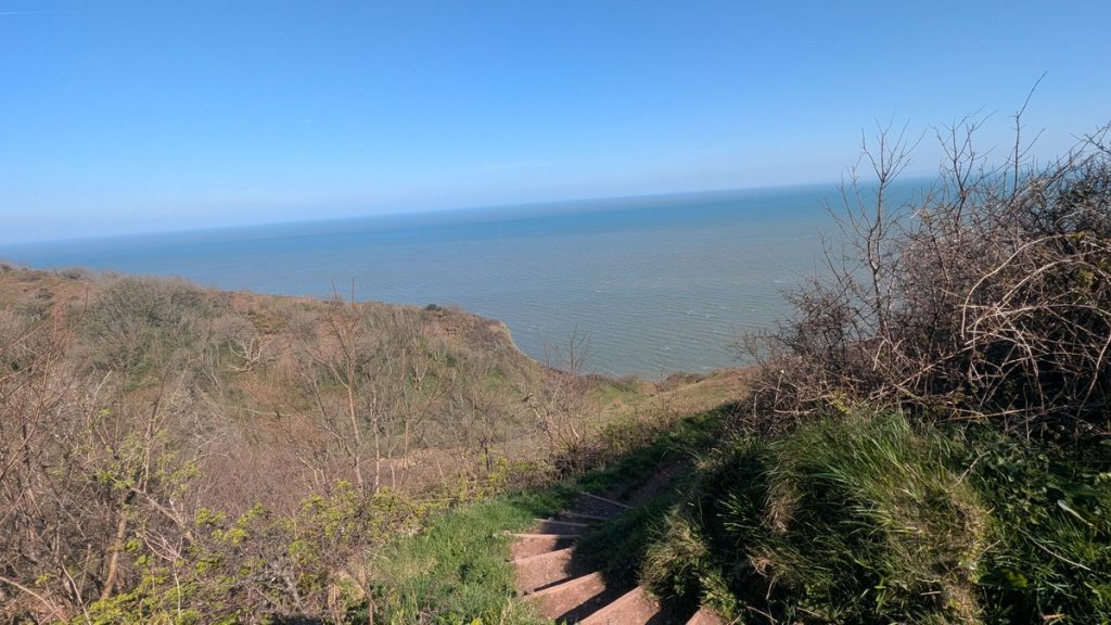 The next descent after Brownsham Cliff