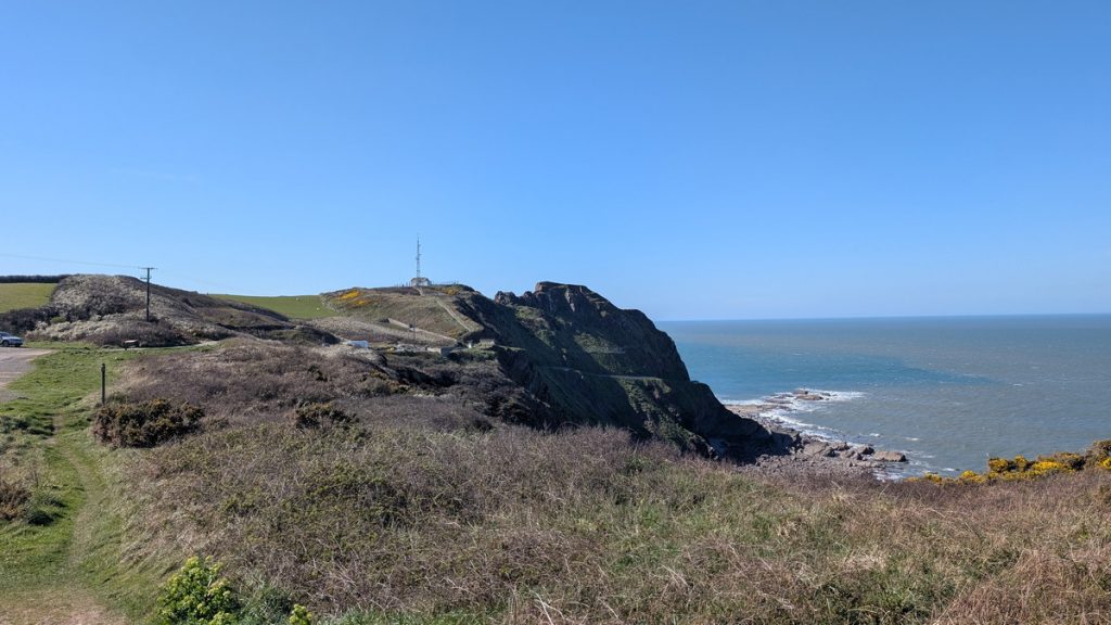 Approaching Hartland Point