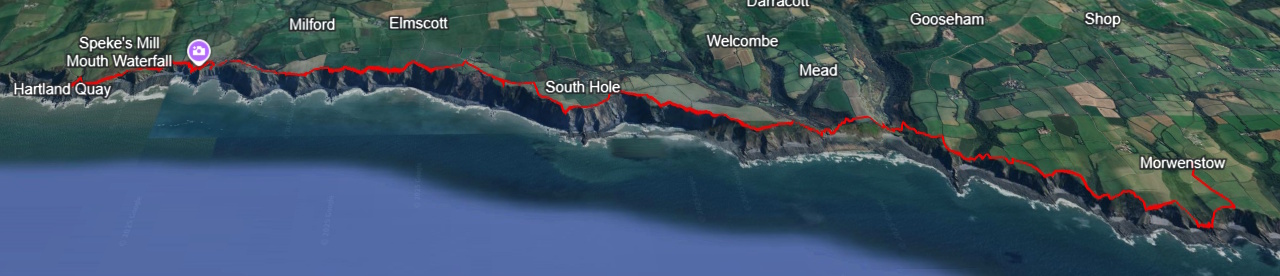 View the South West Coast Path 3D Map in Google Earth