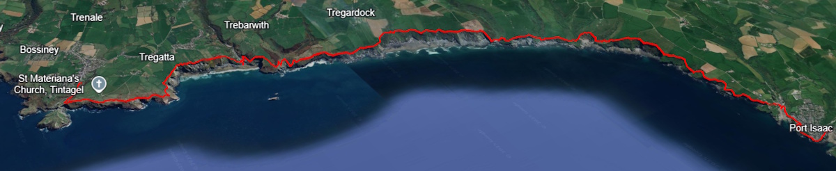 View the South West Coast Path 3D Map in Google Earth