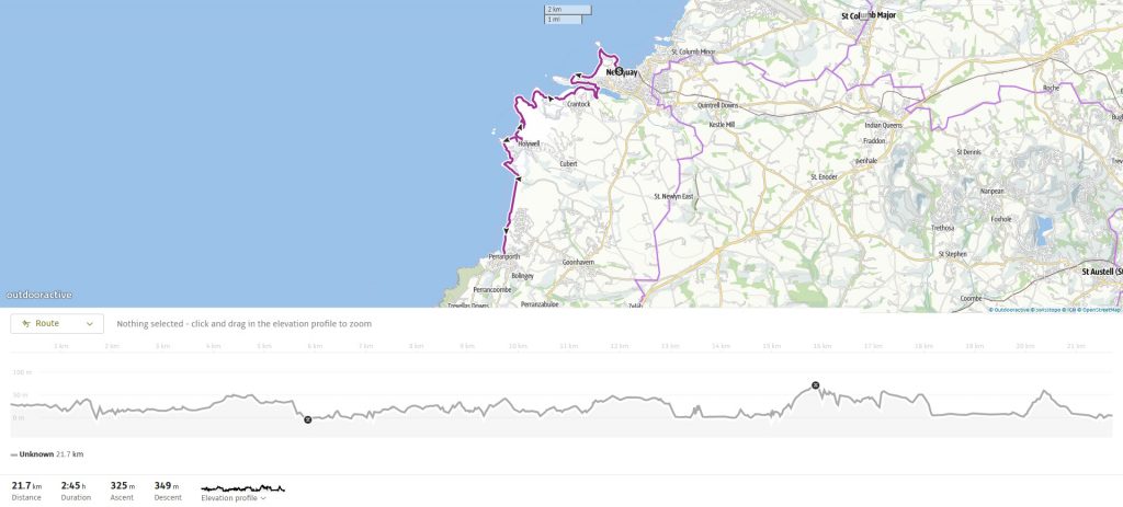 The Route on Outdooractive/Open Street Maps