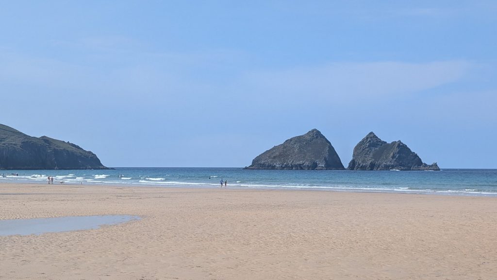 Gull Rocks off Penhale Point.